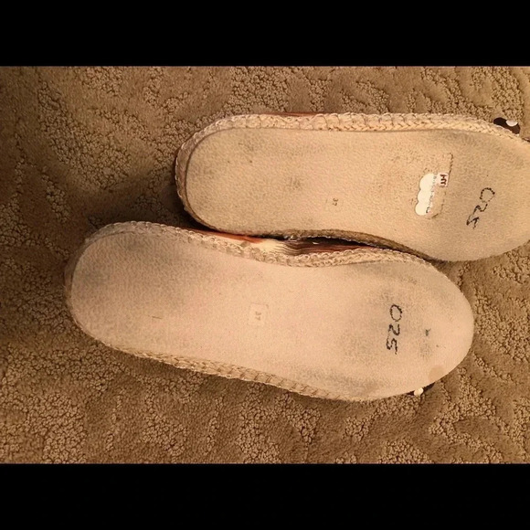 Poetic licence espadrilles flats 6.5, 36.5 polka dots bow shoes brown tones - Picture 5 of 7